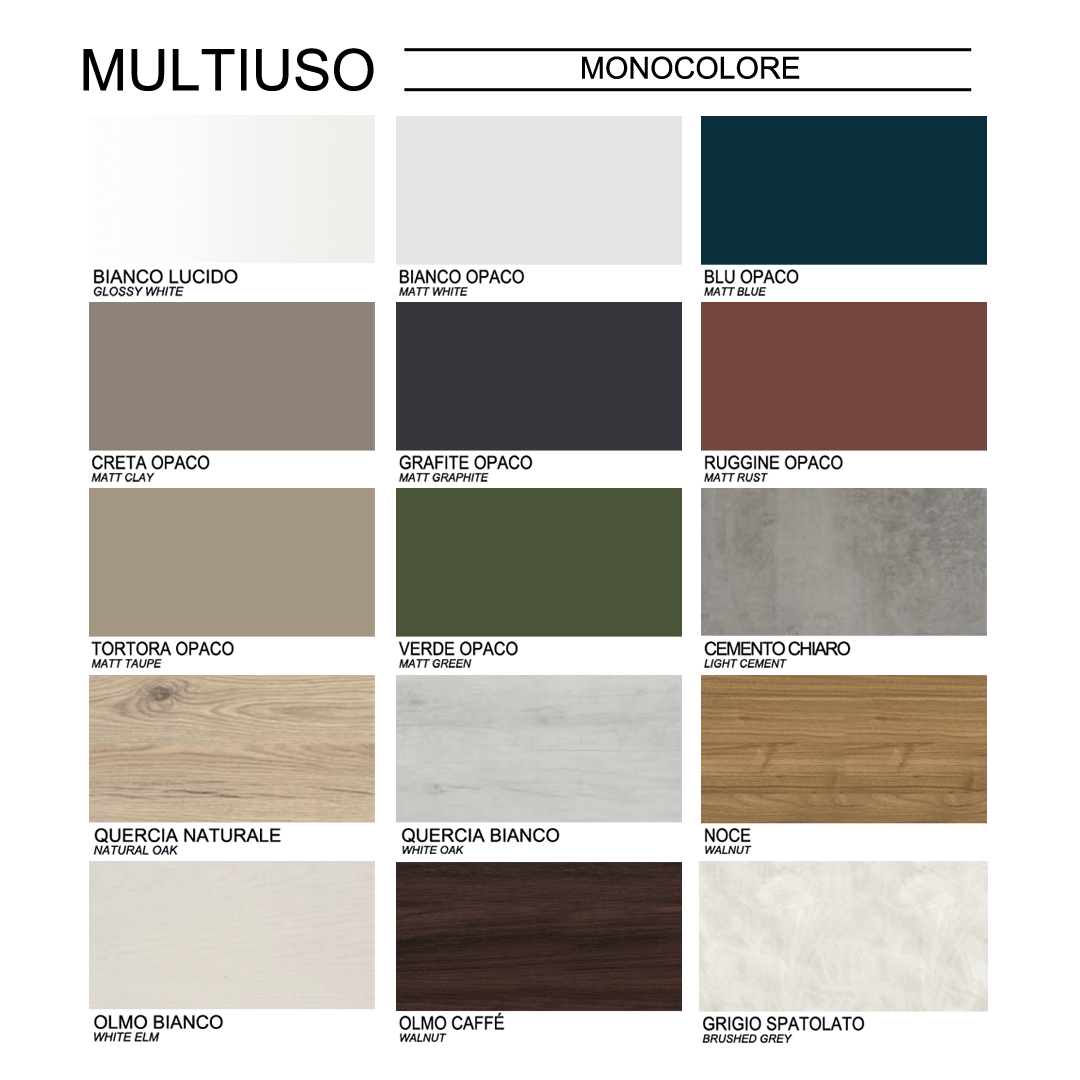 MULTIUSO MONOCOLORI