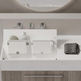 Mobile Bagno BasinbBasket Vasca SX con Cassettone Misure: 90x46xh69 cm 