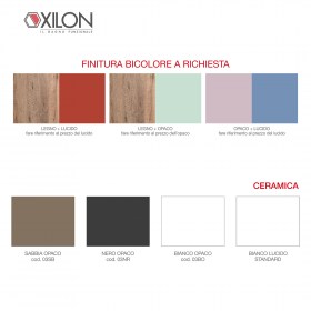 Finiture bicolore e ceramica Xilon