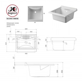 Tecnica Vasca in Resina PP 60x60 