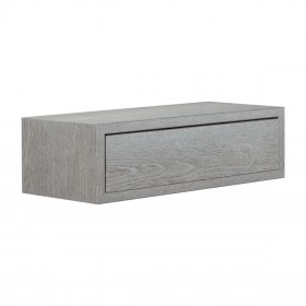 Pensile sospeso orizzontale con cassetto (J60038) ROVERE GRIGIO