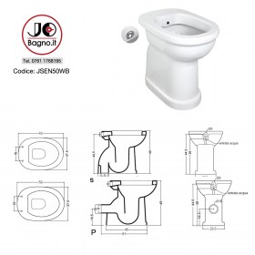 WC BIDET SENIOR Scheda Tecnica