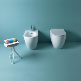 sanitari bagno a terra senza brida Like Gsg Ceramic Design