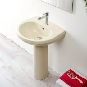 Lavabo colonna Classic champagne da 63