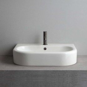 Lavabo appoggio 60x45 Basic Square