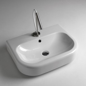 Lavabo appoggio 60x45 Basic Square