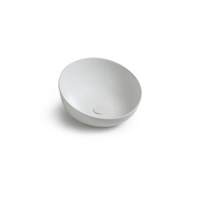 Lavabo tondo da appoggio Ø44,5 cm Dome obliquo