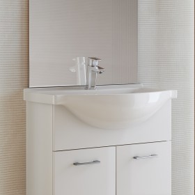 Lavabo in ceramica da incasso 65 cm NEW STYLE 