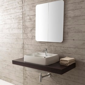 Lavabo incasso 60 Arco Ceramica Scarabeo