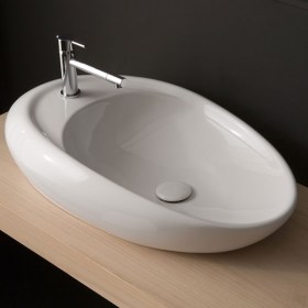 Lavabo appoggio Moai 71/R scarabeo