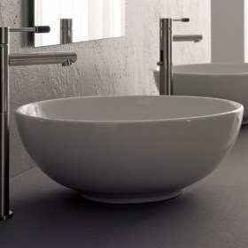 Lavabo appoggio Sfera Scarabeo Ceramica