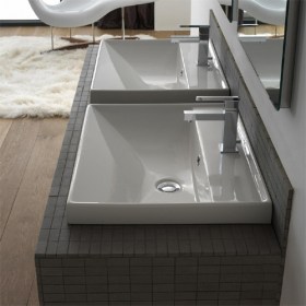 Lavabo da incasso ML 60x47 scarabeo