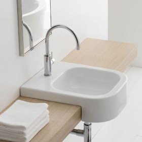 Lavabo semincasso Next 40/D scarabeo ceramica