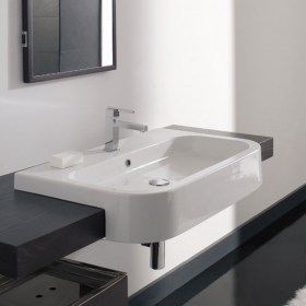 Lavabo semincasso Next 80/D scarabeo ceramica