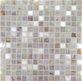 M21 Bianco Mix Mosaico in Pasta di Vetro PROJECT PLUS e BRONZE MIX