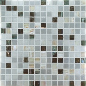 P3 Grigio Mix Mosaico in Pasta di Vetro PROJECT PLUS e BRONZE MIX