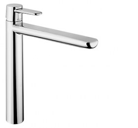 Miscelatore monocomando lavabo alto con bocca erogazione L 23 Terra Frisone