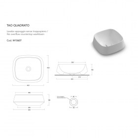 Tao quadrato 42x42 cm tecnica