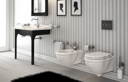 bagno completo classico sospeso serie Ellade Hidra Ceramica