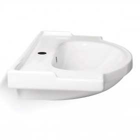 Top lavabo integrale EQUA sospesa con staffe