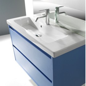 Lavabo consolle Tanaro Profondità 37 cm Ideale per incasso su mobile o installazione sospesa