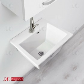 Ceramica GANGE 50x40 installazione sospesa con Fissaggi