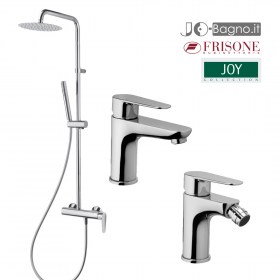 Set Miscelatori lavabo+bidet+doccia con Colonna Doccia JOY