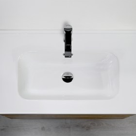 Lavabo n Ceramica per Mobile Bagno 80 cm Laura