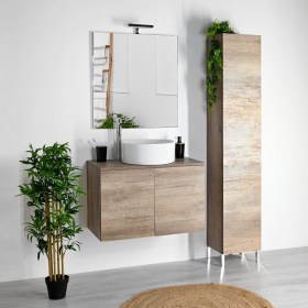 Mobile bagno sospeso con ante incluso KLARA 