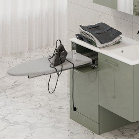 Mobile Bagno 110 con Asse da Stiro a Scomparsa Richiudibile