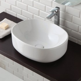 Lavabo Ovale NICE 50 bianco colorato Ceramica SM CERAMICA