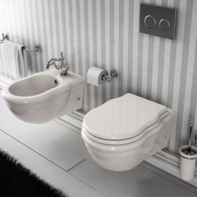 Sanitari bagno classici sospesi Ellade Hidra Ceramica