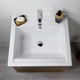 Ampia Vasca di Ceramica YORK 60x50